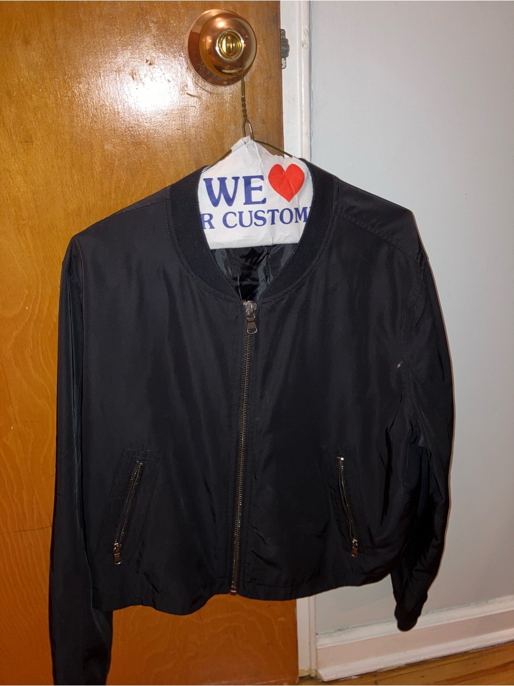 Kenneth Cole Black Women's Bomber Jacket